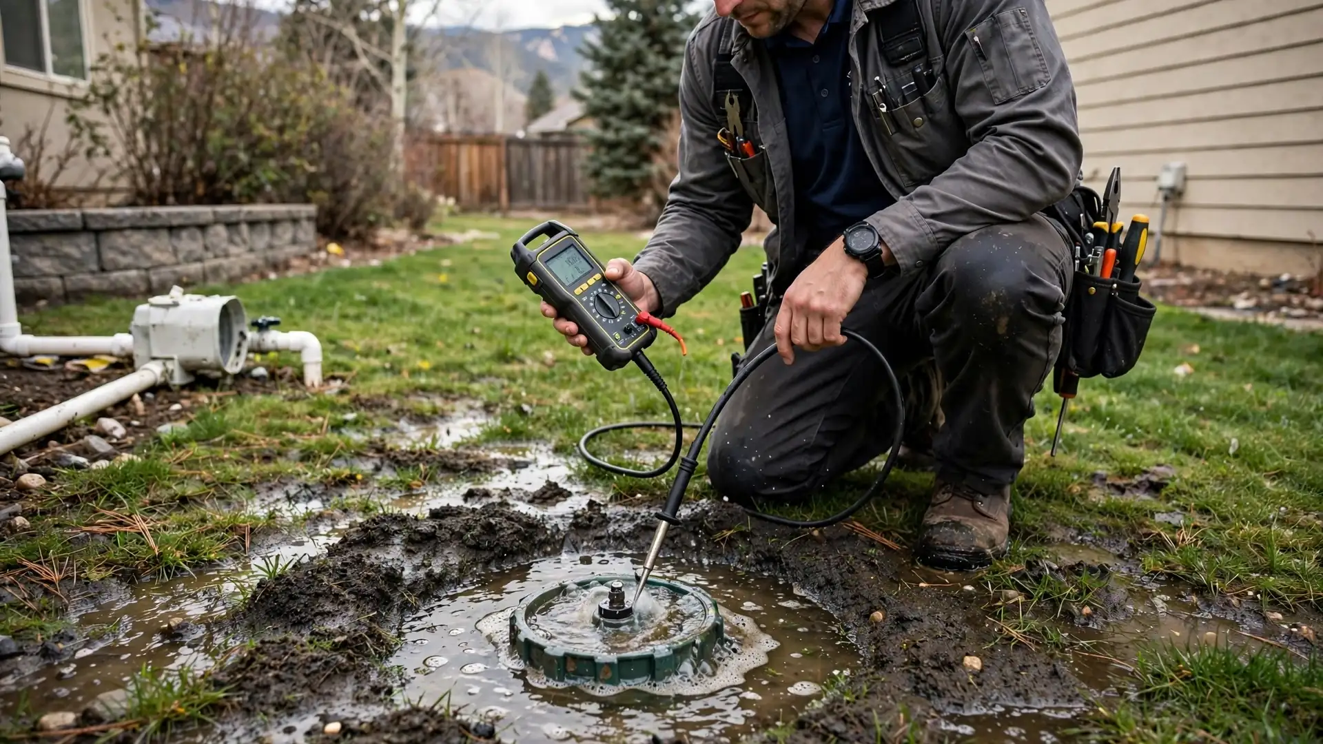 Sprinkler Zone Stays Soggy Days After Watering
