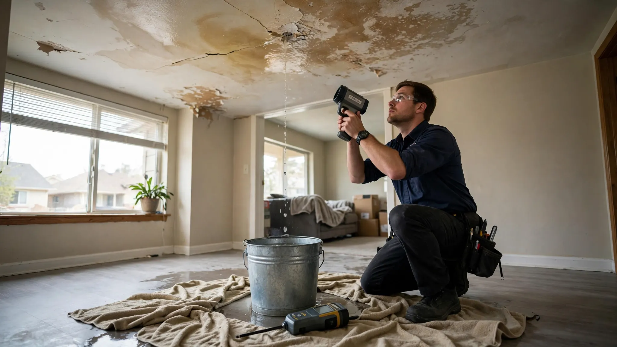 What To Do When You Find A Ceiling Leak: First Steps